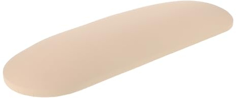 Nagel Handauflage Satz für Maniküre und Nagelkunst, Beige | Pu, Kunststoff und Schaumstoff, Handstützend und Vielseitig, Pflegeleicht für Salon und Studio