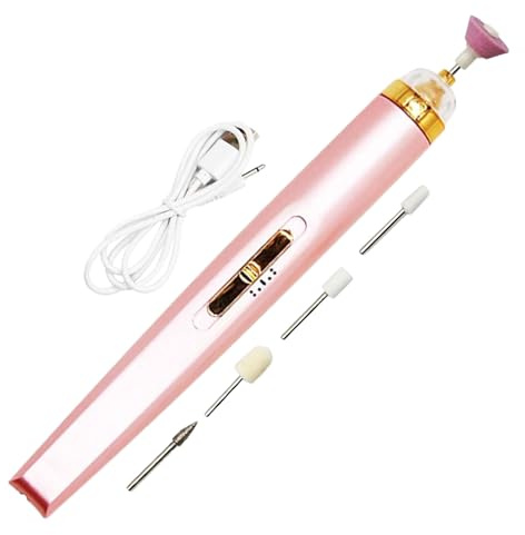 Trapano Manicure tura e Lucidatrice ad Alta Velocità | Portatile Lucidatrice Elettrica Macchina Unghie Strumento Lucidatura Manicure Pedicure Ergonomico Ideale Regalo Amanti
