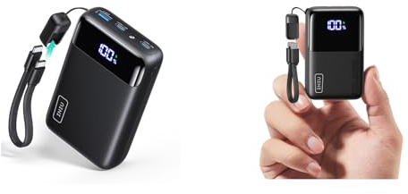 INIU 20000mAh Power Bank, Smallest Fast Charging 22.5W Portable Charger + INIU Smallest Power Bank, 45W Fast Charging Mini Portable Charger