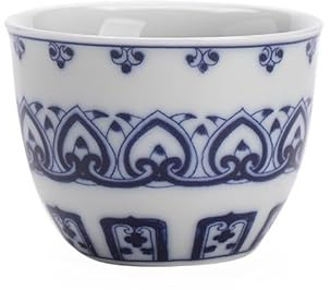 loeusjfnr Taza De Té De Cerámica Taza de té antigua azul y blanca, juego cerámica, taza anfitrión, invitado Tazas Para Té