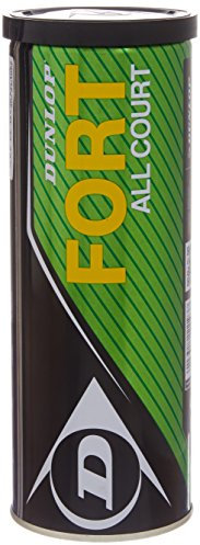 Dunlop Tennisball Fort All Court 3-er Pack, Gelb, One Size, 0162260155100000