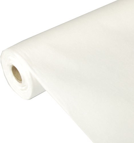 Papstar, Tischdecke, stoffähnlich, Vlies soft selection 40 m x 0,9 m weiss auf Rolle, #84949, Weiß