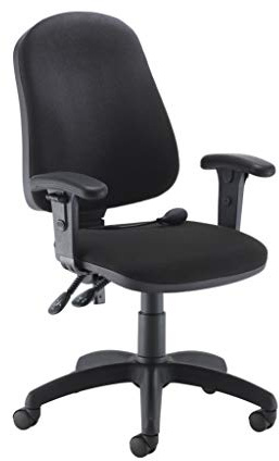 Jemini Intro Posture Chair with Arms 640x640x990-1160mm Black KF822592