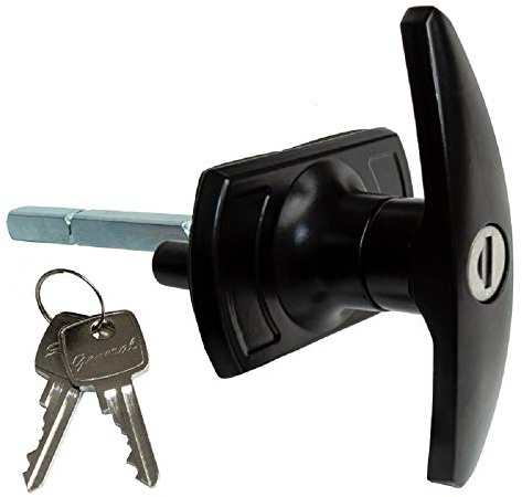 Cardale Garage Door Handles & Locks (Universal T Handle)