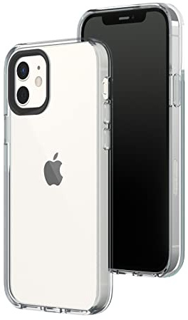 RHINOSHIELD Clear Hülle für iPhone 12 Pro / 12 | Anti-Vergilbung, transparent, hohe Klarheit, stoßfest, Fallschutz nach Militärstandard