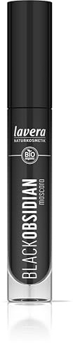 Black Obsidian Mascara -Black- 1 x 10 ml | Endlose Länge, Volumen & Definition, kein Verklumpen, Schwarztee-Extrakt, vegan, Naturkosmetik