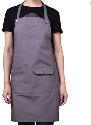 BATTTX Arbeitsschürze Herren,Robuste Werkzeugschürze For Männer, Arbeitsschürze Mit Werkzeugtaschen For Küche, Garten, Keramik, Werkstatt, Garage Und Mehr