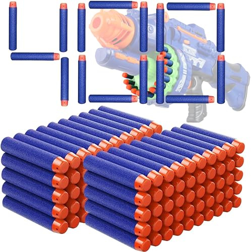 XFLYP 400 Pfeile Darts für Nerf Zubehör, 7.3cm Ersatzpfeile Munition Foam Darts kompatibel mit Nerf Hasbro Fortnite, Darts für N-Strike Elite Blasters Series für Zielpraxis