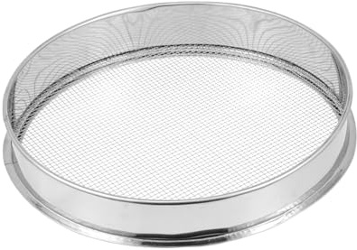 Zerodeko Stainless Steel Food Strainer for Kitchen Use with Convenient Sifting and Break Resistance, Suitable for Mung Beans and Cereals, Sturdy Home Grains Sieve and Sifting Tool