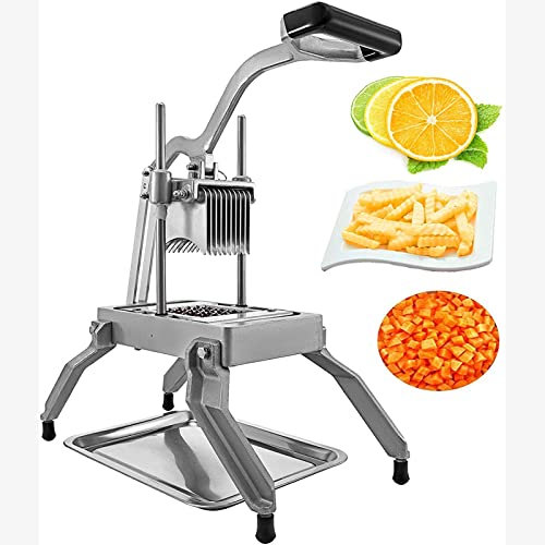 La Cortadora De Papas Fritas, La Máquina Para Cortar En Cubitos De Papas Y Tomates Para El Hogar De 9 Mm, Puede Cortar Todo Tipo De Frutas Y Verduras En Rodajas, Tiras Y Dados.
