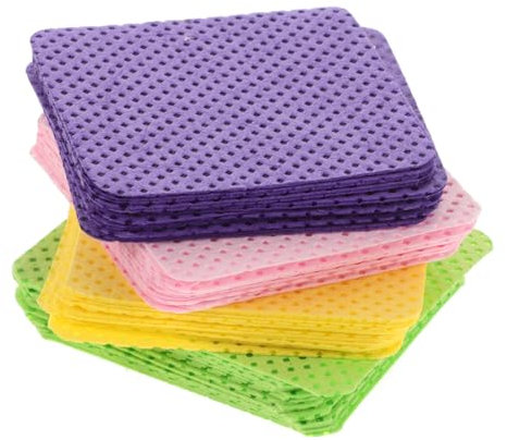 Beavorty Pads Zum Entfernen Von Nagelkleber Nagellackreiniger in Reisegröße Wiederverwendbare Blätter Zum Entfernen Von Nagelkleber 4 Packungen