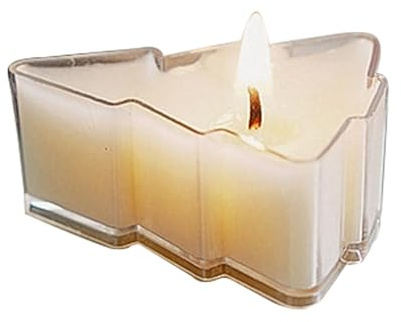 Vela perfumada para árbol de Navidad,Velas para árbol de Navidad | Velas decorativas perfumadas para fiestas Velas en forma de árbol,Decoración del hogar compacta para velas de té para