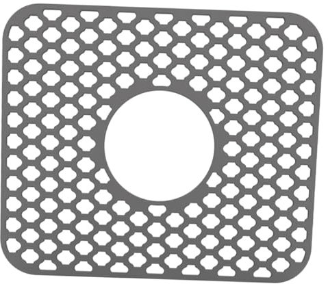 DIYEAH Kitchen Sink Silicone Mat Fast Draining Protector for Dishes Glassware Lightweight Hollow Design Multi Purpose Drying Cooling Rack Easy to Any Sink