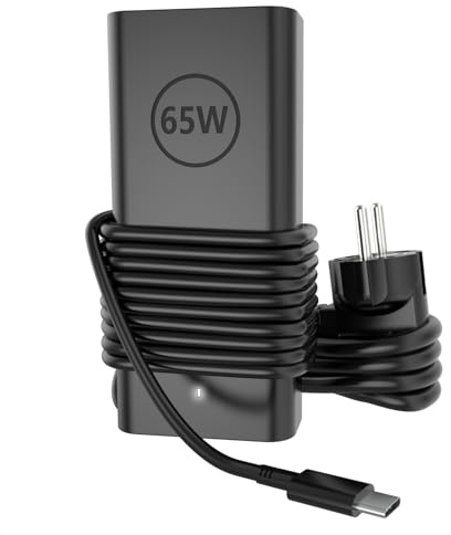 Chargeur 65W USB C pour Dell Pro 16 14 13 Plus Latitude XPS | pour Latitude 5420 5430 E5440 5550 5530 5450 5540 5520 7420 7440 5400 3550 3450 XPS 13 Chromebook 3100 Type C Chargeur