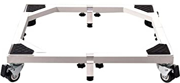 YCNLYSSR Movable Adjustable Base Washing Machine Stand Universal Appliance Wheels Fridge Freezer Trolley Extendable Length 58.5-93cm stand bracket For Tumble Dryers,