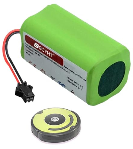 SSCYHT Batteria agli ioni di Litio 14,4 V 3200 mAh 2600 mAh Batteria aspirapolvere 14,4 V Batterie al Litio Batterie spazzatrice per G1 con BMS per Motori 25 W a 46 W,14.4v2600mah SM 2p