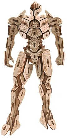 Exquisites Roboter Holzpuzzle Spielzeug, DIY Bausatz, 3D Mechanik Puzzlespiel, geeignet für Erwachsene und Jugendliche, Spielzeugpistole, einzigartiges kreatives Geschenk