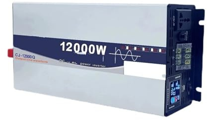 Inverter convertitore 12V 24V 48V 60V AC110V220V 6000W 8000W 12000W Inverter Onda Sinusoidale Per Pura Alimentatore Solare Caricabatteria Auto Casa Camper(12000W,230V 50HZ,24V)
