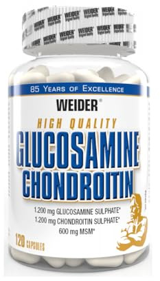 Weider Glucosamina Condroitina y MSM - 120 Cápsulas