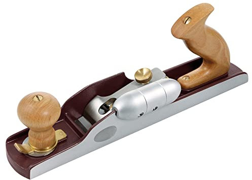 DICTUM® Langer Flachwinkel-Schlichthobel Nr. 62 | Hot Dog links | SK4-Eisen | Universeller Hobeltyp | Zum Schlicht und Abrichten