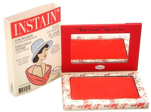 The Balm In Stain Blush, Toile Strawberry, 0.23 Ounce