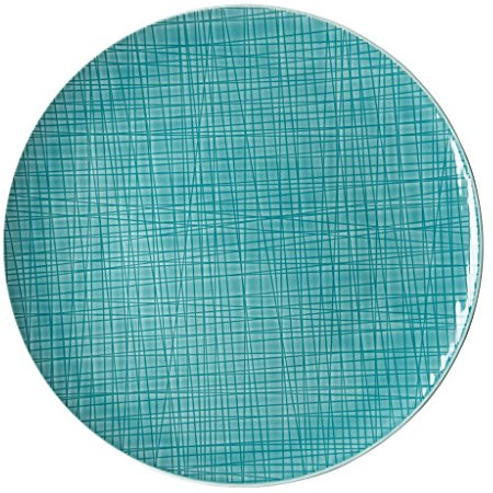 Rosenthal - Mesh Colours - Aqua - Teller, Speiseteller - flach - Porzellan - Ø 30 cm