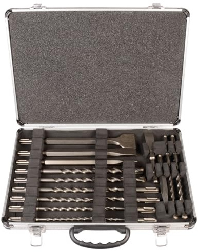 Projahn 99982 ECO Hammerbohrer-Meißel-Set, SDS plus, 17 Teilige