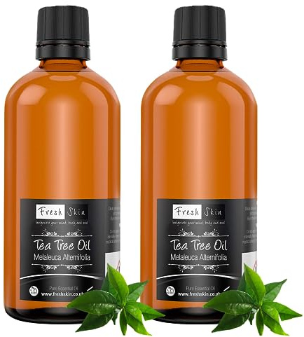 Freshskin Beauty LTD | Tea Tree Essential Oil - 200ml (2 x 100ml) - 100% Pure & Natural Essential Oils