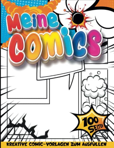 Comic Manga Zeichnen: Comic-Kunstbuch Für Kinder Im Alter Von 8-12 Jahren Zum Ausfüllen | Zeichenbücher Für Kinder 9-12