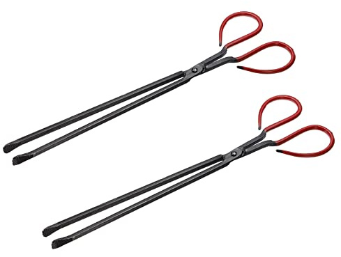 sourcing map Scherenzange, 42 cm, Karbonstahl, Greifer, Müllpflücker, Anthrazit, 2 Stück (schwarz)