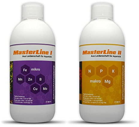MasterLine I Eisendünger mit Mikronährstoffen (Profiset I + II (2x500ml))
