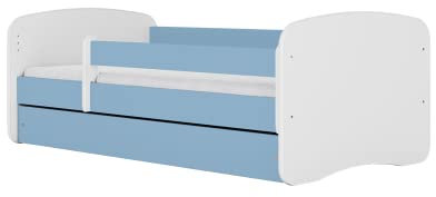 Babybett mit Schublade, 80 x 160 cm, Blau