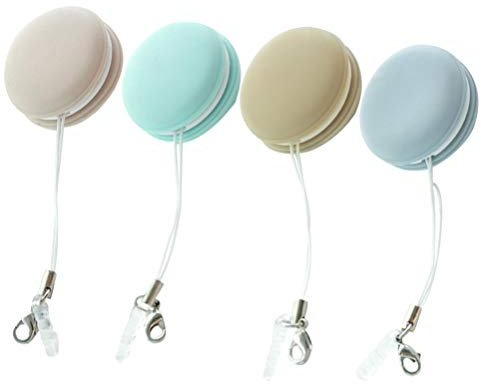 STOBOK 4 Stücke Macaron Form Smartphone Bildschirmreiniger Smartphone Reinigungstücher Smartphone Touchscreen Bildschirm Reinigungstücher (Zufällige Farbe)