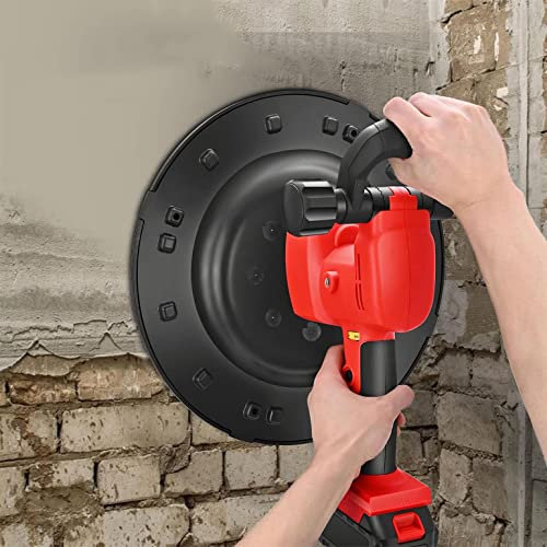 XDLYWUZIQ Lijadora De Pulido, Pulidora De Superficie De Pared De Mortero De Cemento De Hormigón, Máquina Pulidora De Pulido De 48v 1680w con Batería De Litio Sin Escobillas,1X2500MAH