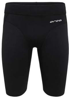 ORCA 2024 herr neopren våtdräkt jammer badshorts – svart – neopren: 90 %, polyamid (nylon): 10 %, Svart, S