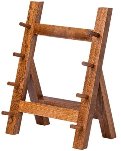 Abbdbd Estante De Madera para Cuchillos Sashimi De Sushi, Soporte para Cuchillos De Salmón De 4 Capas, Estante De Almacenaje para Cocina para Restaurante De Cocina Japonesa