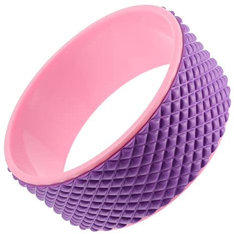 CORHAD Yoga Rad Für Rückbeugen Sportmassage Roller Fitness-rückbeugenrad Übungshilfe Yoga Wheel Roller