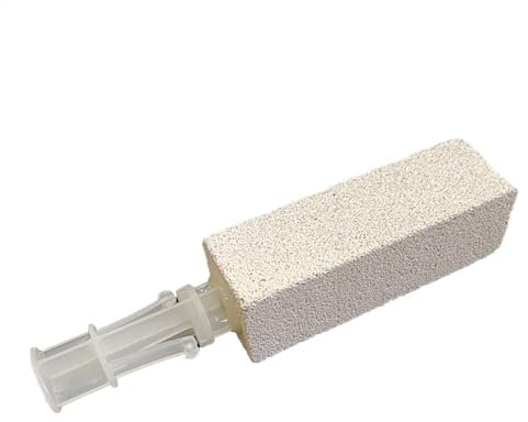 shuhauk Pierre ponce pour le nettoyage des toilettes – Bâton à récurer avec anneau à eau dure avec poignée, anti-rayures, détachant, nettoyant puissant pour barbecue