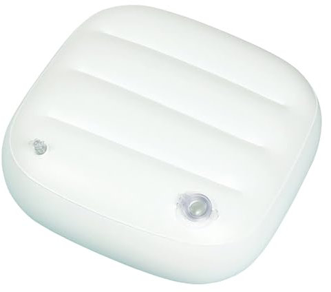 Asiento inflable para bañera de hidromasaje, asiento elevador inflable, cojín elevador portátil para bañera, almohada de asiento de bañera de hidromasaje, firmeza ajustable al llenar con agua/aire