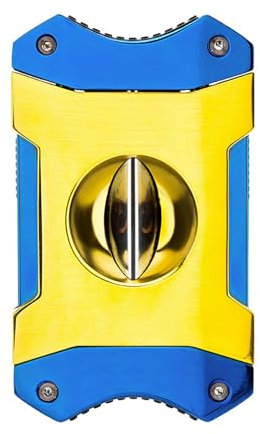 Good Homie Coupe-cigares, Coupe-cigares en Alliage de Zinc et Acier Inoxydable, avec Porte-Cigarette, Coupe-cigares en Forme de V, Coupe-cigares Tranchant et Lisse, Ciseaux Exquis, Accessoire
