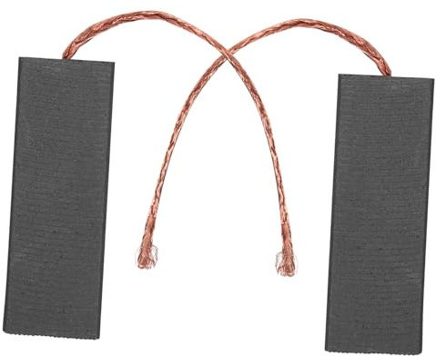 HOMSFOU 2pcs Motor Carbon Brushes Replacement, Graphite and Copper Wire, Smooth Surface, Reliable Fit for Washing Machines and Power Tools