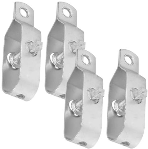LIOOBO Lot de 4 Tendeurs de Câble Métallique en Acier 110 Mm, Serrage-câble Robuste pour Tension Filin de Clôture, Corde Pratique pour Usage Agricole et Industriel