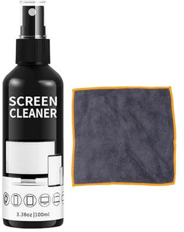 Spray nettoyant électronique – 100 ml à séchage rapide pour écran de télévision | Fournitures de nettoyage d'appareils électroniques pour moniteur, smartphone, écran tactile, ordinateur, TV, voiture