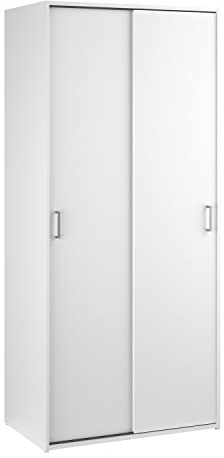 Contemporary White Wardrobe with Choice of 2 Door, 2 Sliding Door or 3 Door Configurations for Bedroom Storage