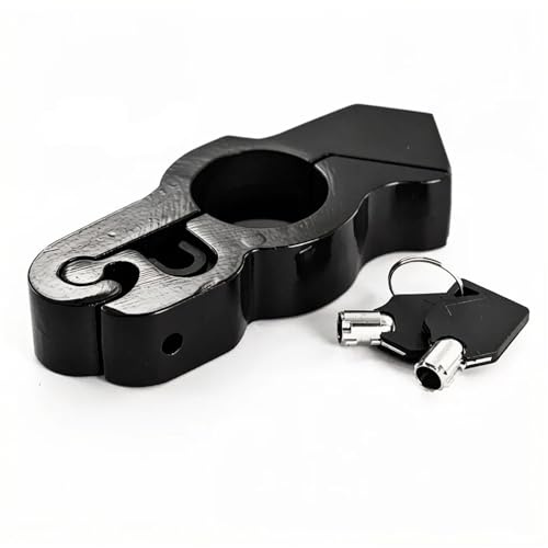 Candado Cadena Ajuste para BMW C400gt C400x C400 Bloqueo de Manillar de Motocicleta Acero Resistente antirrobo para Exteriores Candado Disco(Black)