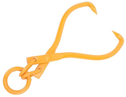 Omquot Pinza per Sollevamento Tronchi da 16 Pollici Pinza per Artigli in Acciaio con Presa Forte per Spostare Tronchi Durante il Trasporto e L'abbattimento