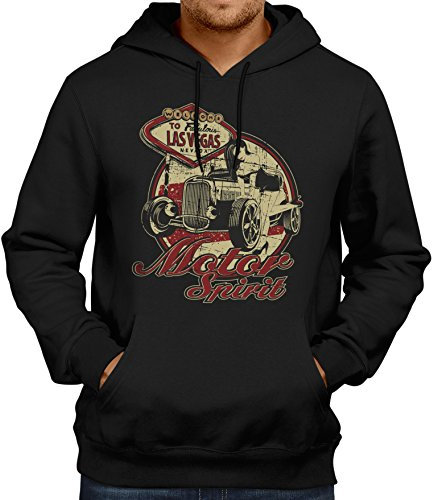 GASOLINE BANDIT Original Biker Hoodie Kapuzen-Pullover: Motor Spirit-XL