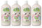 Baylis & Harding Funky Farm Kids Bathtime Bath and Shower Gel 1 Litre, (Pack of 4) - Vegan Friendly