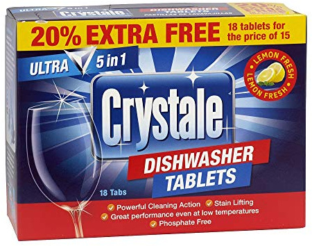 Crystale Dishwasher Tablets 18'S