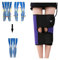 ASZX Bretelle per la correzione delle Gambe con Pressione dell'Aria, correttore di Postura Regolabile delle Gambe O/X, Fasciatura per raddrizzare la Forma delle Ginocchia,Purple